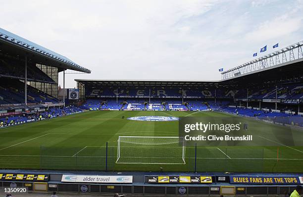 General view of the Everton v Tottenham Hotspur Barclaycard Premiership match played at Goodison Park in Liverpool, England on August 17, 2002.