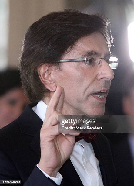 Elio Di Rupo is sworn as Belgian Prime Minister at Laeken Castle on December 6, 2011 in Brussels, Belgium. Socialist leader Di Rupo has been sworn in...