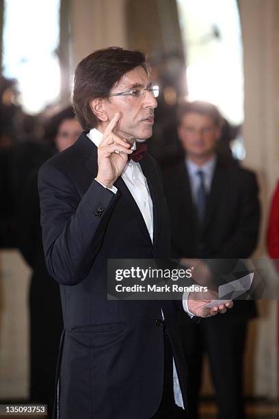 Elio Di Rupo is sworn as Belgian Prime Minister at Laeken Castle on December 6, 2011 in Brussels, Belgium. Socialist leader Di Rupo has been sworn in...