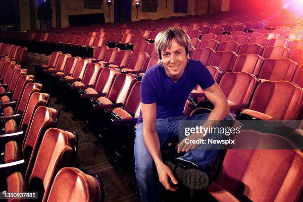 October 2, 2001. Sydney, NSW - Singer Keith Urban sits in the Capital Theatre in Sydney on the eve of the ARIA awards night.