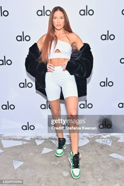 Barbie Blank attends Day 1 of Alo House Winter 2021 at Alo House on November 02, 2021 in Los Angeles, California.