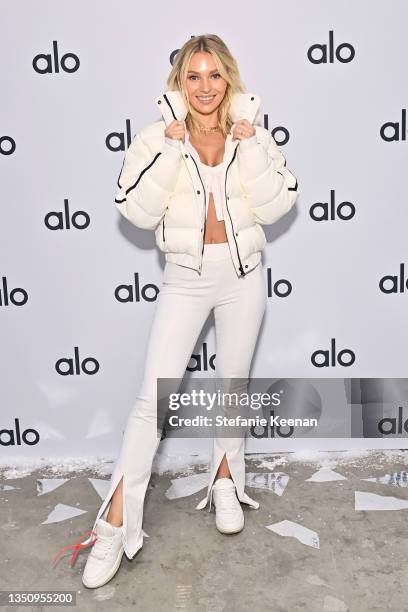 Irina Baeva attends Day 1 of Alo House Winter 2021 at Alo House on November 02, 2021 in Los Angeles, California.