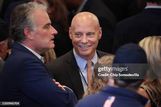 Marc Short , former chief of staff to Vice President Mike Pence, joins other Republicans at an election-night rally for gubernatorial candidate Glenn...