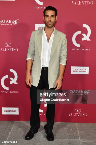 Jon Kortajarena attends the #QatarCreates opening reception, presented with Maison Valentino, on November 2, 2021 at the Museum of Islamic Art in...