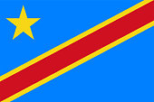 Democratic Republic of the Congo Flag Vector