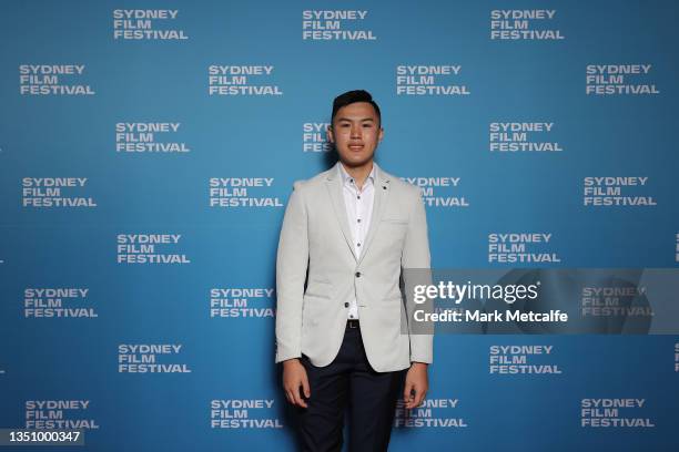 Brandon Nguyen attends the Sydney Film Festival Opening Night Gala screening of Here Out West at State Theatre on November 03, 2021 in Sydney,...
