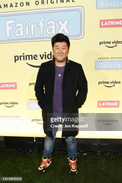 Peter S. Kim attends the VIP preview of the Latrine Pop-Up in celebration of the launch of Amazon Original 'Fairfax' presented by Prime Video on...