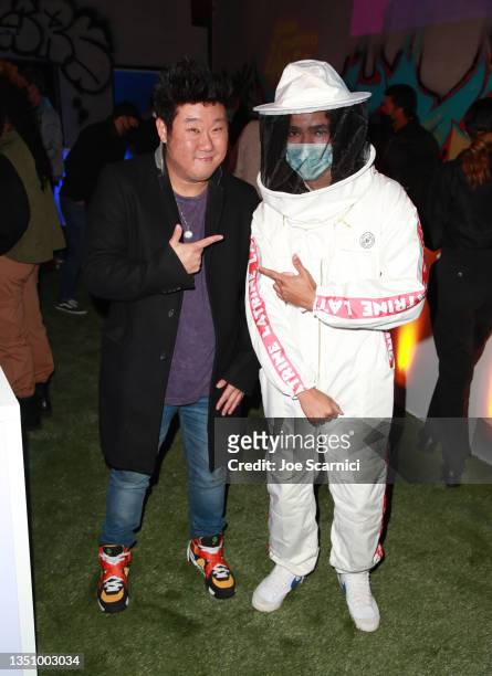 Peter S. Kim attends the VIP preview of the Latrine Pop-Up in celebration of the launch of Amazon Original 'Fairfax' presented by Prime Video on...