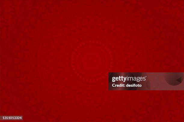 blank empty horizontal vibrant dark red or maroon coloured textured vector backgrounds with an artistic royal intricate kaleidoscopic design or pattern art in same shade all over - diwali 幅插畫檔、美工圖案、卡通及圖標