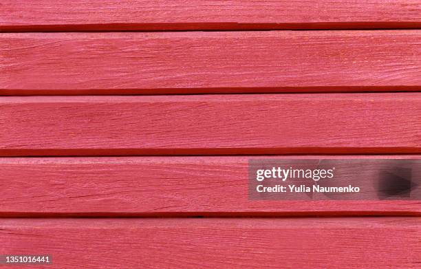 old red wooden plank background - pine siding stock pictures, royalty-free photos & images