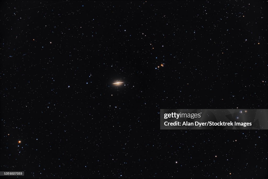 Messier 104, the Sombrero Galaxy in Virgo.