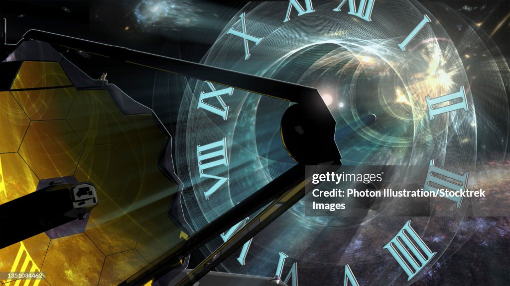 Conceptual art for the James Webb Space Telescope.