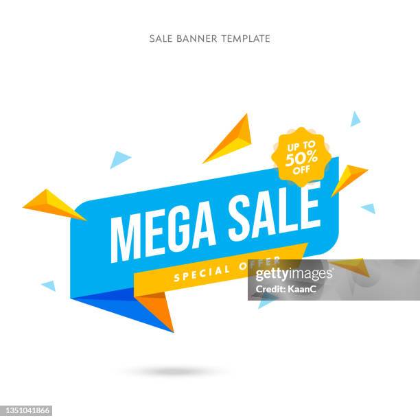 verkauf abstrakte banner vorlage design. abstrakte form verkaufsbanner.  vektorillustration. stock-illustration - giving stock-grafiken, -clipart, -cartoons und -symbole