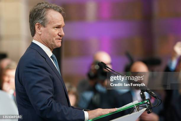 Brian Moynihan, Co-chair of the SMI and Chairman and CEO of Bank of America addresses the CEOs of global companies awarded the Terra Carta Seal. On...