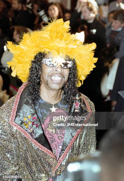 Bootsy Collins arriving on the red carpet, The 1997 MOBO Awards, New Connaught Rooms, London, 10th November 1997.