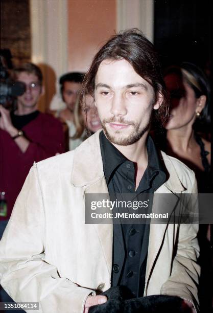 Jamiroquai's Jay Kay on the red carpet, The 1997 MOBO Awards, New Connaught Rooms, London, 10th November 1997.