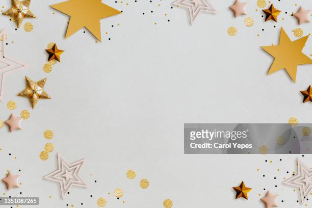 christmas stylish decorations on white background. new year 2022 - new year background bildbanksfoton och bilder