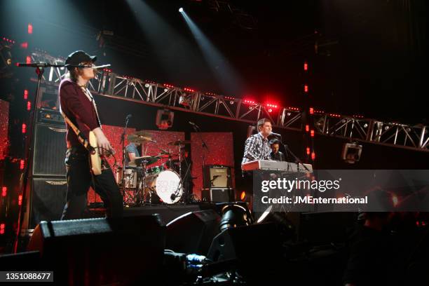 Scouting for Girls perform on stage during The BRIT Awards 2009 Launch, The Roundhouse, London, 20th January 2009.