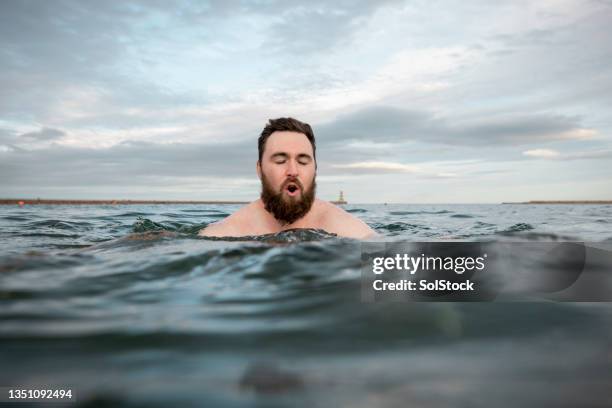 it's so cold - swimming stock pictures, royalty-free photos & images