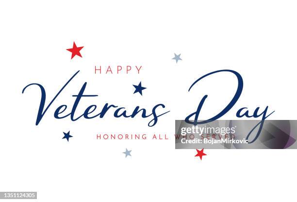 veterans day poster. honoring all who served. vector - veterans day stock illustrations