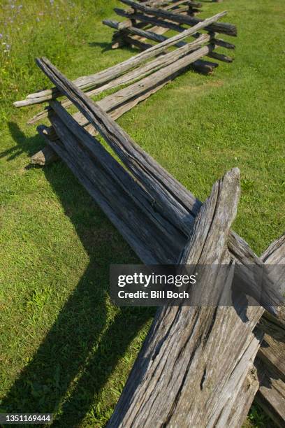 weathered split rail fence - rail fence stock pictures, royalty-free photos & images
