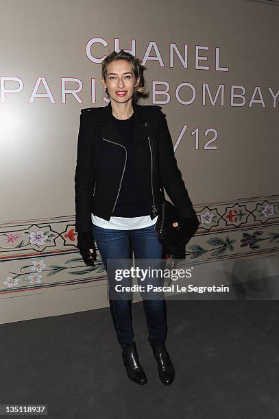 Alexandra Golovanov attends a photocall ahead of the Chanel Paris-Bombay Show at Grand Palais on December 6, 2011 in Paris, France.