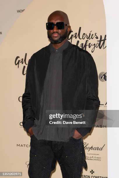 Virgil Abloh attends the Fashion Trust Arabia Prize 2021 Awards Ceremony at The National Museum of Qatar on November 03, 2021 in Doha, Qatar.