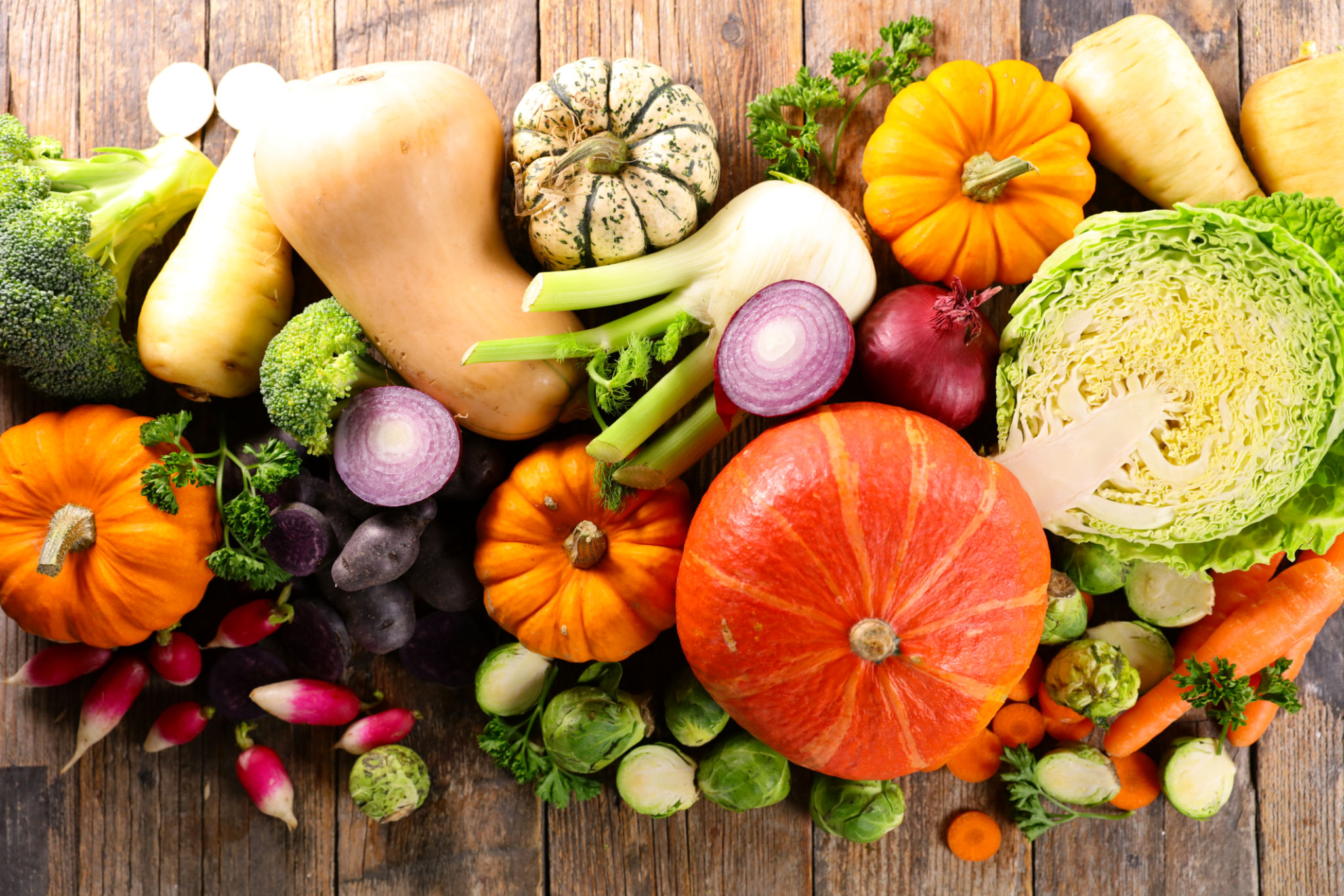 seasonal fruits vegetables