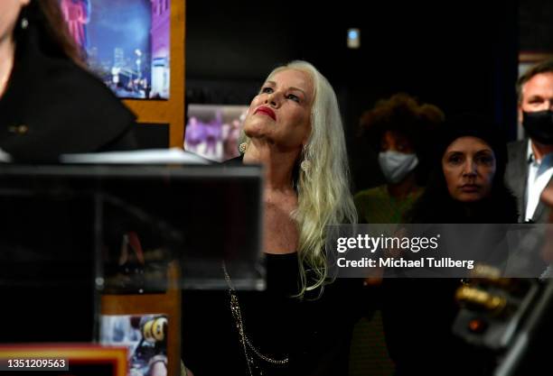 Jean Kasem attends the opening night gala for the Ghostbusters Hollywood Museum Exhibit at The Hollywood Museum on November 03, 2021 in Hollywood,...