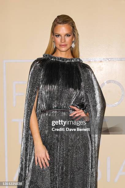 Nadine Leopold attends the Fashion Trust Arabia Prize 2021 Awards Ceremony at The National Museum of Qatar on November 03, 2021 in Doha, Qatar.