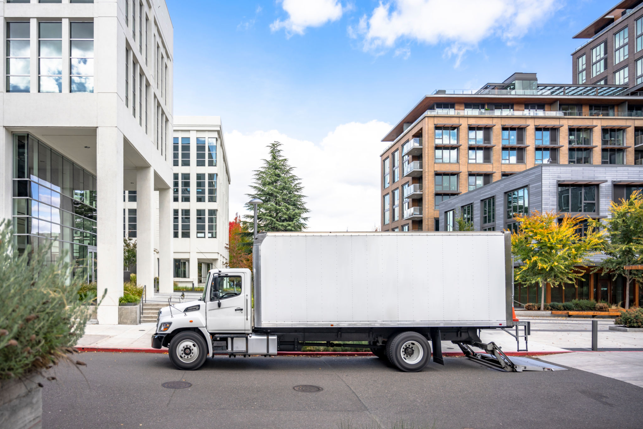 hauling truck