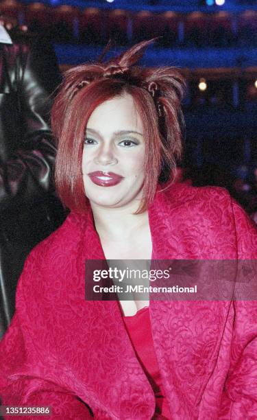 Faith Evans at The 1998 MOBO Awards, The Royal Albert Hall, London, 14th October 1998.