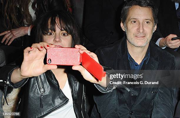 Antoine de Caunes ttends the Vivienne Westwood Ready to Wear Autumn/Winter 2011/2012 show during Paris Fashion Week at Pavillon Concorde on March 4,...