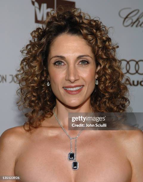 Melina Kanakaredes during Audi of America Red Carpet Coverage at 14th Annual Elton John AIDS Foundation Oscar Viewing Party at Pacific Design Center...
