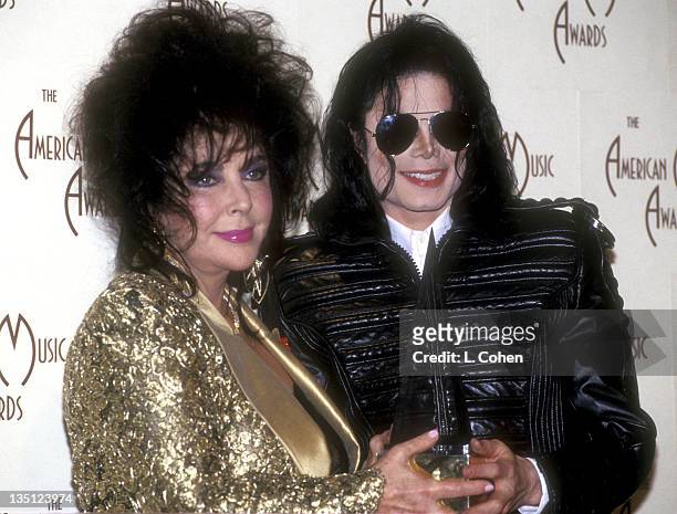File photo of Elizabeth Taylor and Michael Jackson