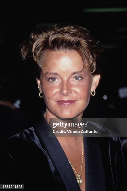American actress and comedian Amanda Bearse attends the GLAAD Media Awards, held at the Century Plaza Hotel in Century City, California, 19th March...