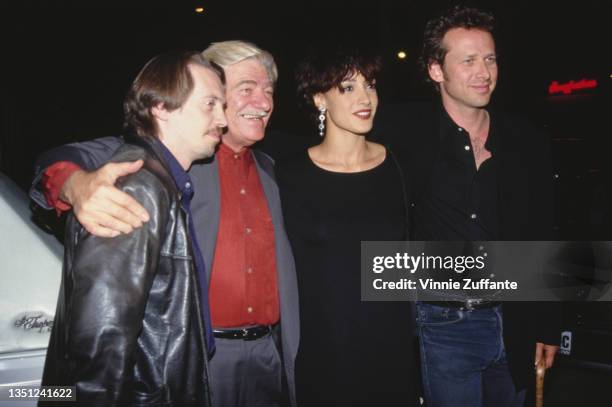 American actor Steve Buscemi, American actor Seymour Cassel , American actress Jennifer Beals, and American film director and screenwriter Alexandre...