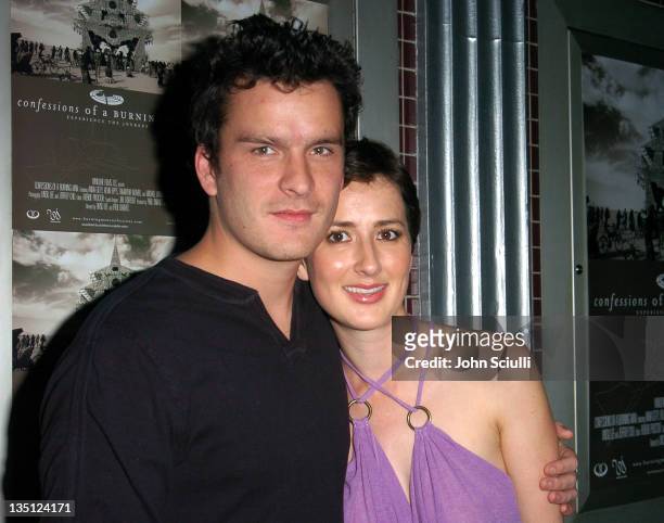 Balthazar Getty and Anna Getty during "Confessions of a Burning Man" Premiere - Red Carpet at Laemmle Fairfax Cinemas in Los Angeles, California,...