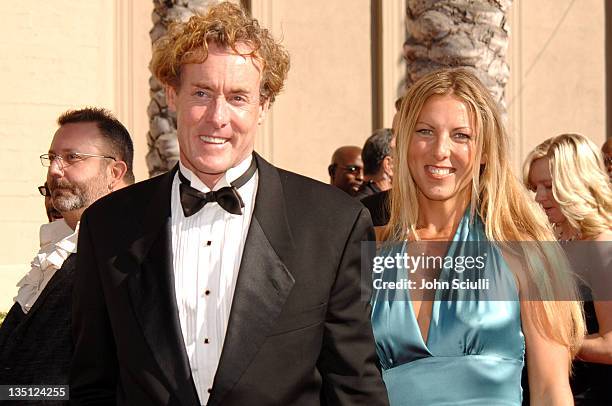 John C. McGinley and Nichole Kessler during 58th Annual Creative Arts Emmy Awards - Arrivals at Shrine Auditorium in Los Angeles, California, United...