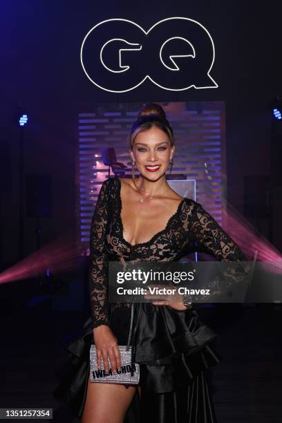 Carolina Miranda attends "GQ15 Mexico Men of The Year Awards" at Altto San Angel on November 03, 2021 in Mexico City, Mexico.