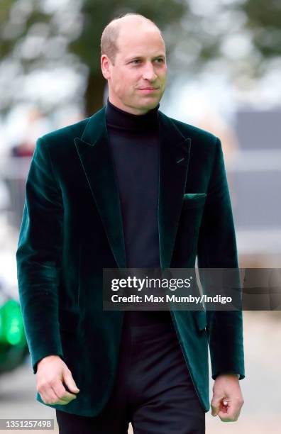 Prince William, Duke of Cambridge attends the Earthshot Prize 2021 at Alexandra Palace on October 17, 2021 in London, England. The Earthshot Prize,...