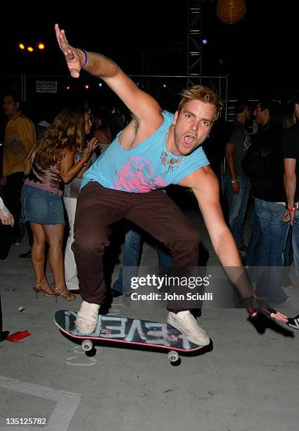 Chad Muska during "T-Mobile Sidekick II" Launch Party - Inside at The Grove in Los Angeles, California, United States.