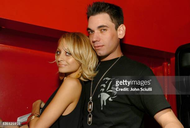Nicole Richie and DJ AM during Bongo Jeans Hurricane Katrina Benefit Hosted by Nicole Richie and DJ AM - Arrivals at LAX in Los Angeles, California,...