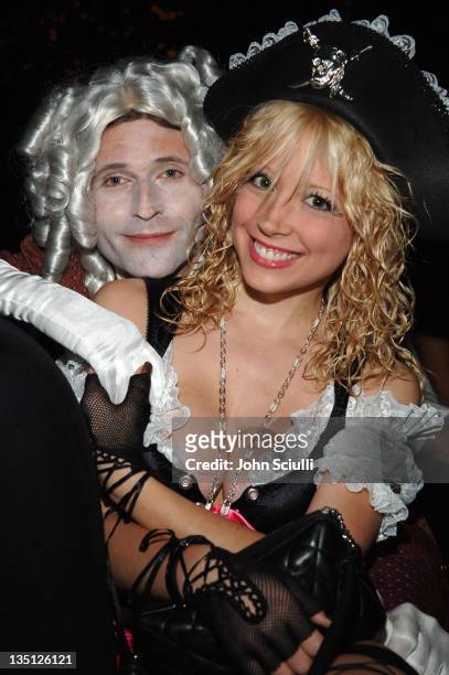 Crispin Glover and Courtney Peldon during igotpoker.com Hosts Haylie Duff's 2nd Annual Halloween Party - October 30, 2005 at Henson Studios in Los...