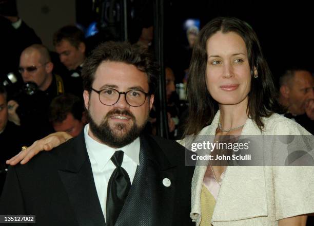 Kevin Smith and wife Jennifer during 2006 Cannes Film Festival - "X-Men 3: The Last Stand" Premiere at Palais des Festival in Cannes, France.