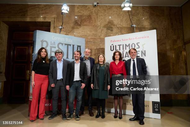 Mamen Mendizabal, authors Antonio Mercero, Agustin Martinez, Jorge Diaz, Councilor of culture and tourism of the Community of Madrid Marta Rivera de...