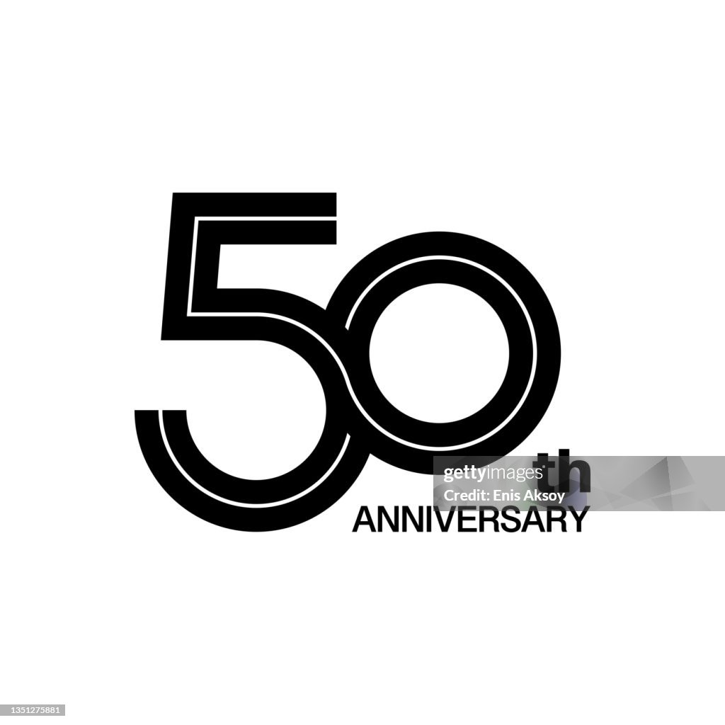 Conception de type 50e anniversaire