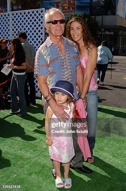 Lance Henriksen and family during "Yu-Gi-Oh!" Los Angeles Premiere - Red Carpet at Grauman's Chinese Theatre in Hollywood, California, United States.