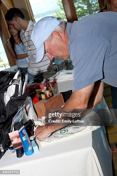 Dale Jarrett attends Backstage Creations at the American Century Golf Tournament on July 16, 2009 in Stateline, Nevada.