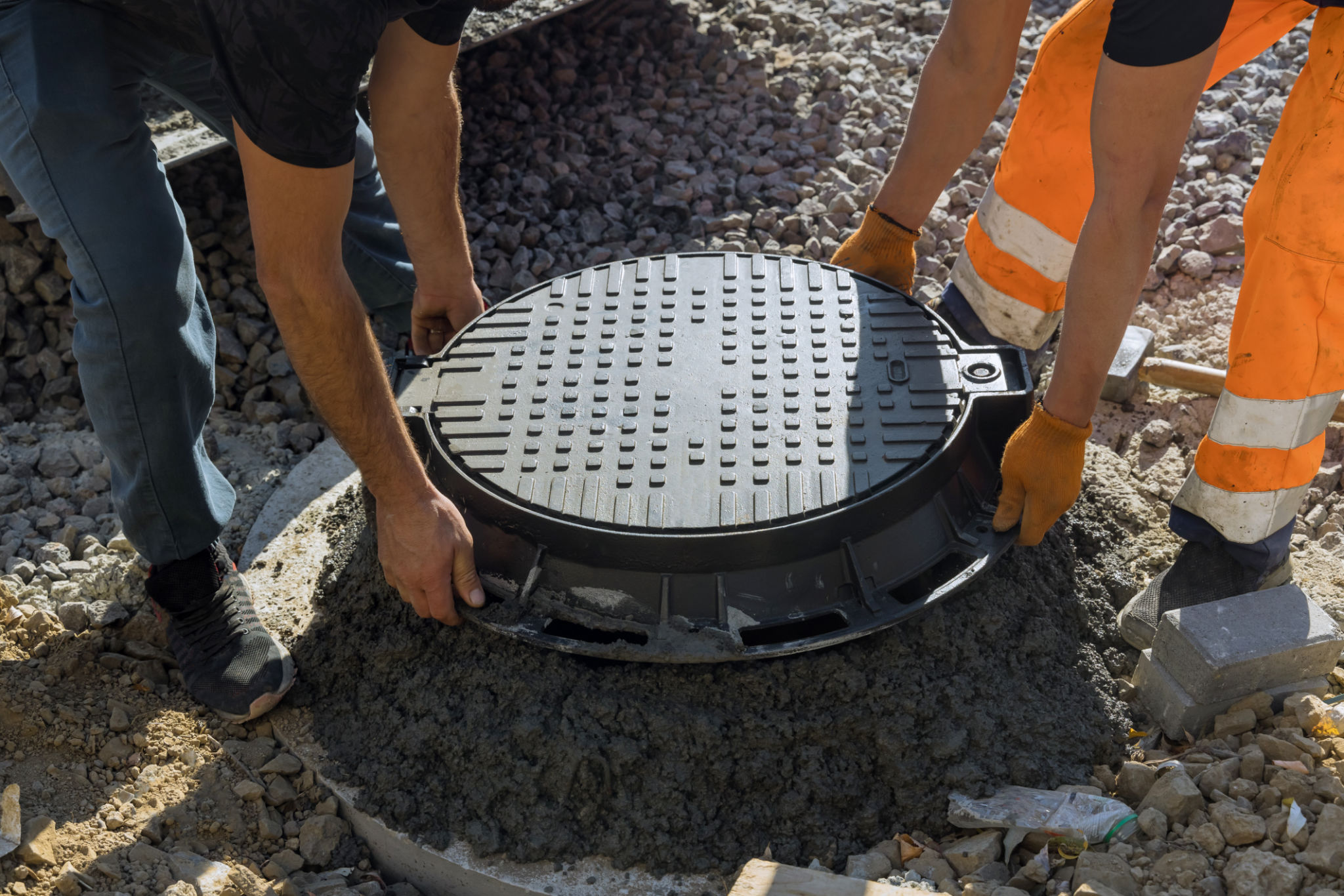 installing drain